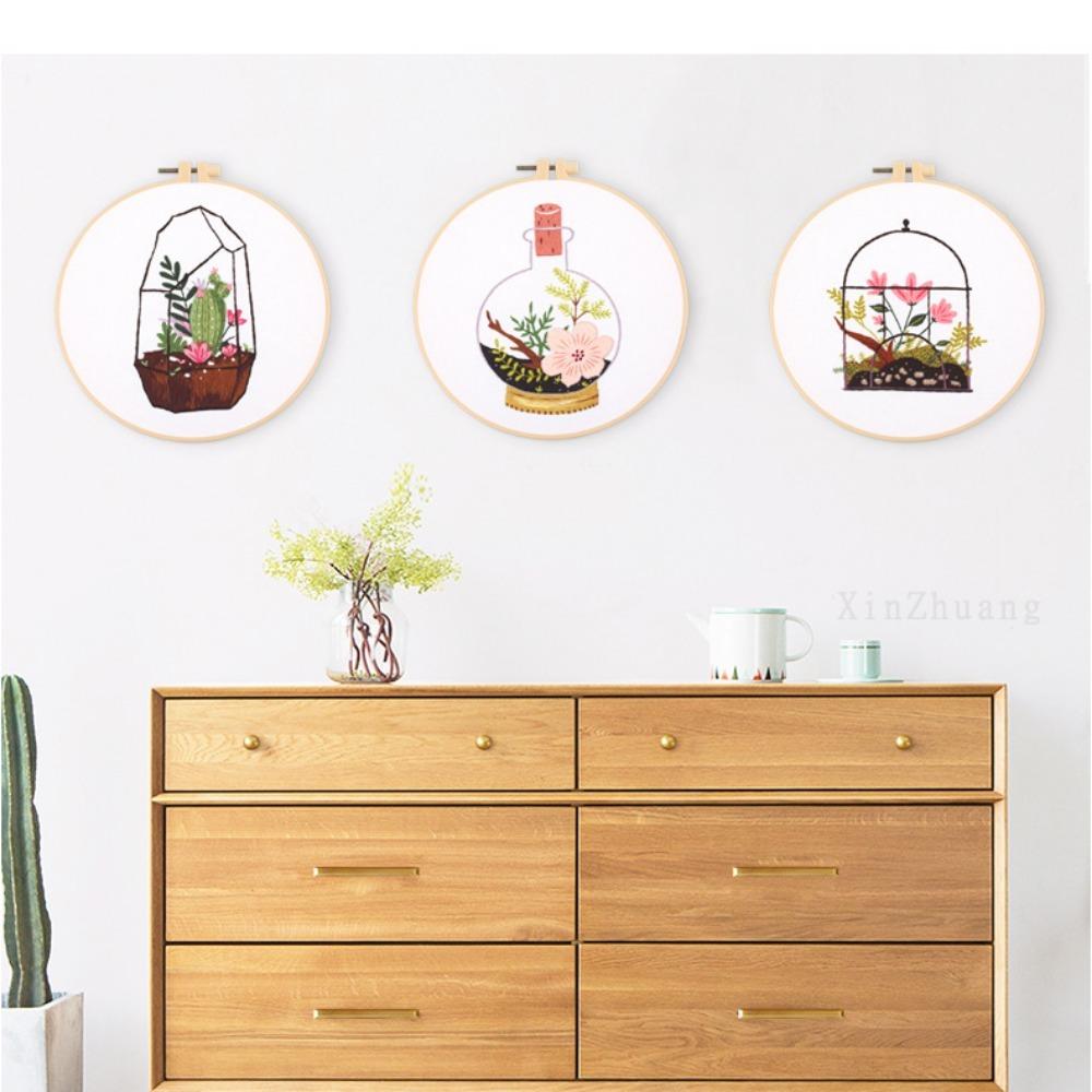 

Стартовый набор для вышивания вышитых растительных узоров, наборы для вышивки крестом, новая тканевая вышивка для взрослых