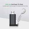 Adaptor OTG Universal Tip-c la Micro Adaptor V8 Aliaj Aluminiu pentru Android cu Breloc