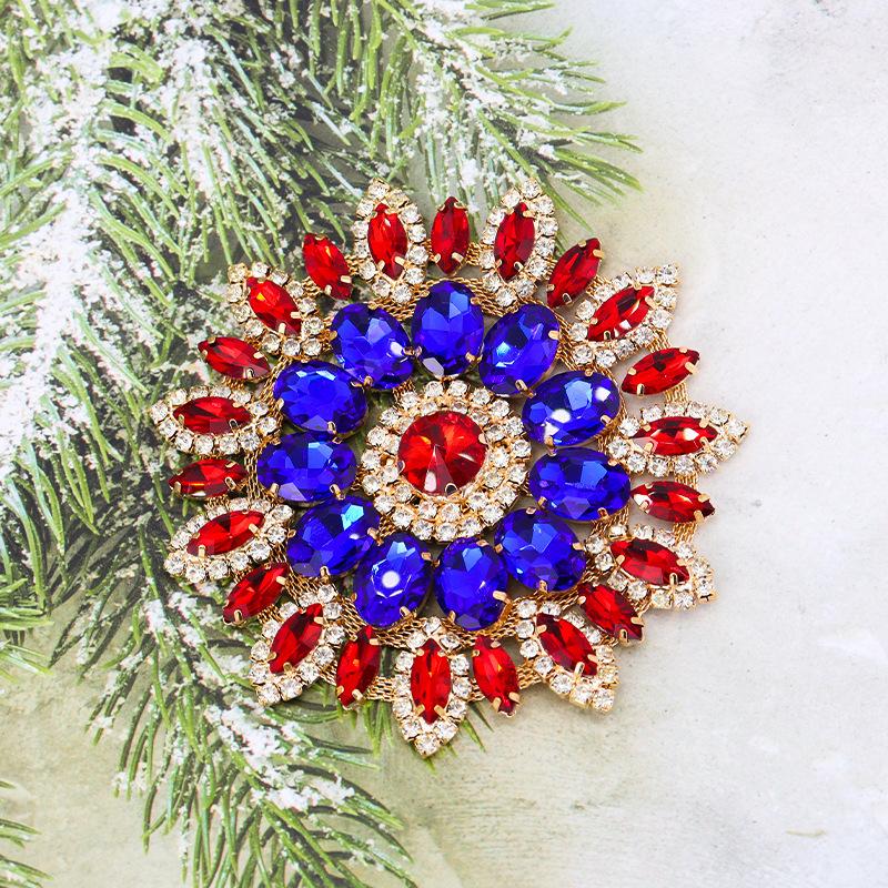 5pcs Rhinestone 11CM Sunflower Shape Crystal Diamond Bags Hat Accessories DIY Craft Wedding Gift Rhinestone Decoration