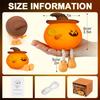 Pumpkin Night Lights Cute Soft Silicone Safe Lamp Timing Dimmable Bedside Decor Nightlight Cartoon Kids Halloween Birthday Gifts