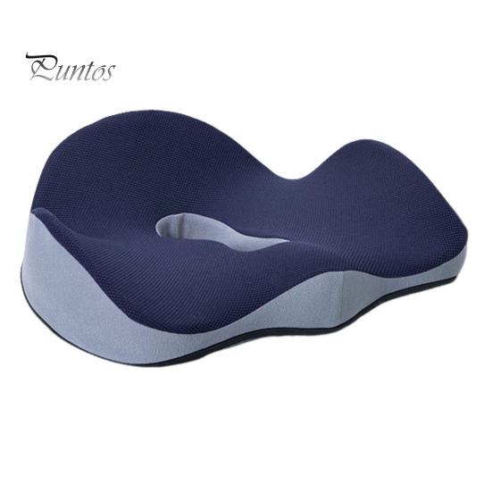 Ergonomic Buttocks Cushion Hemorrhoid Seat Pad U-shaped Tailbone Pressure Relief Memory Foam Support Soft Back Pain Relief Slow Rebound Comfortable