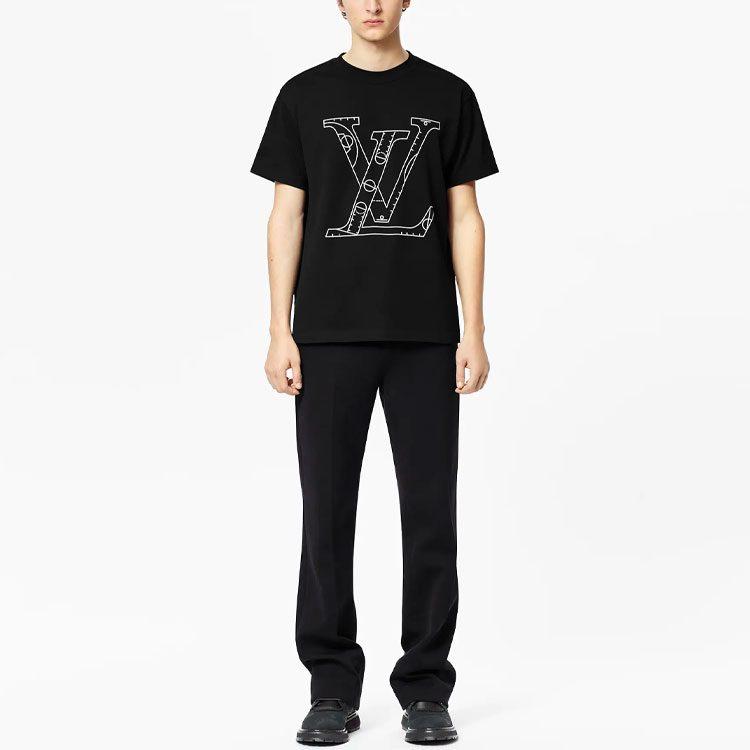 Louis Vuitton X NBA T Shirt Unisex Black 1A8X0U