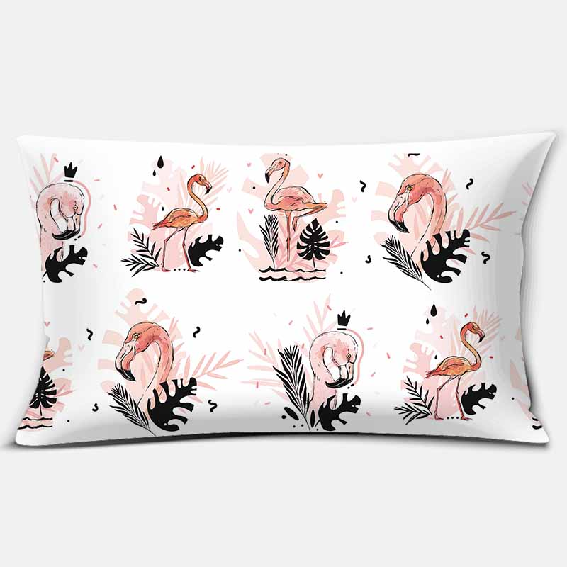Fashion Plant Flamingo Home Decoration Sofa samochodowa Poszewka na poduszkę 30cm * 50cm