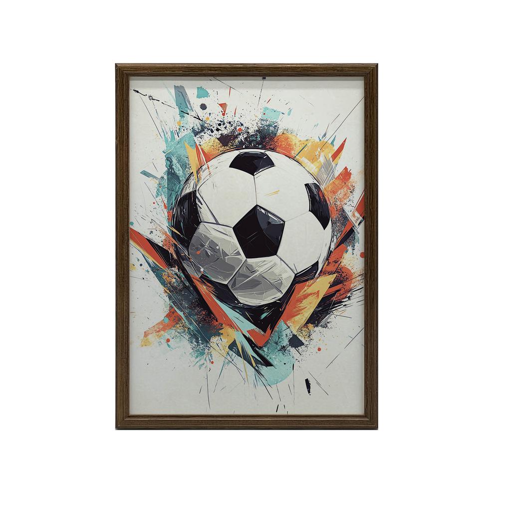 Plakat Piłkarska Energia Plakat Piłkarska Energia, 30X40 Cm, Bez Ramy, Płótno Premium Na Blejtramie