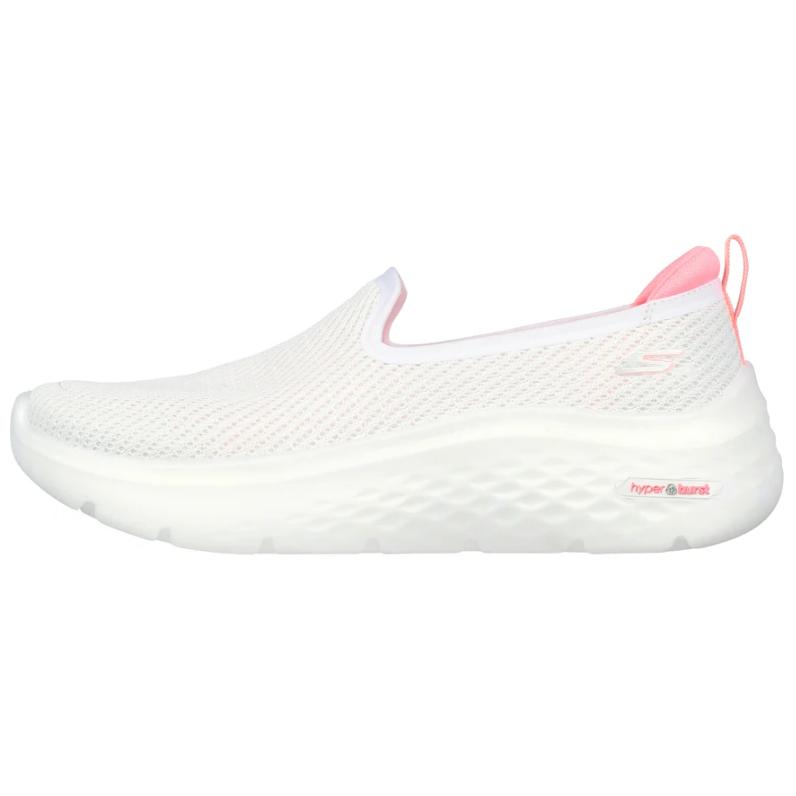 Skechers Comfortable Soft Sole Low Top Casual Shoes Women sneakers White Pink 124273-WPK 37
