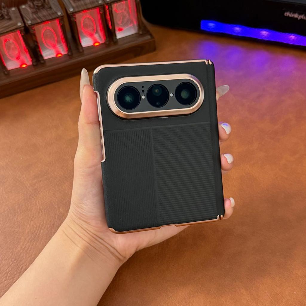 Applicable to Huawei PuraxMax wide folding screen PuraxMax collector's edition mobile phone case embossed electroplating protective case