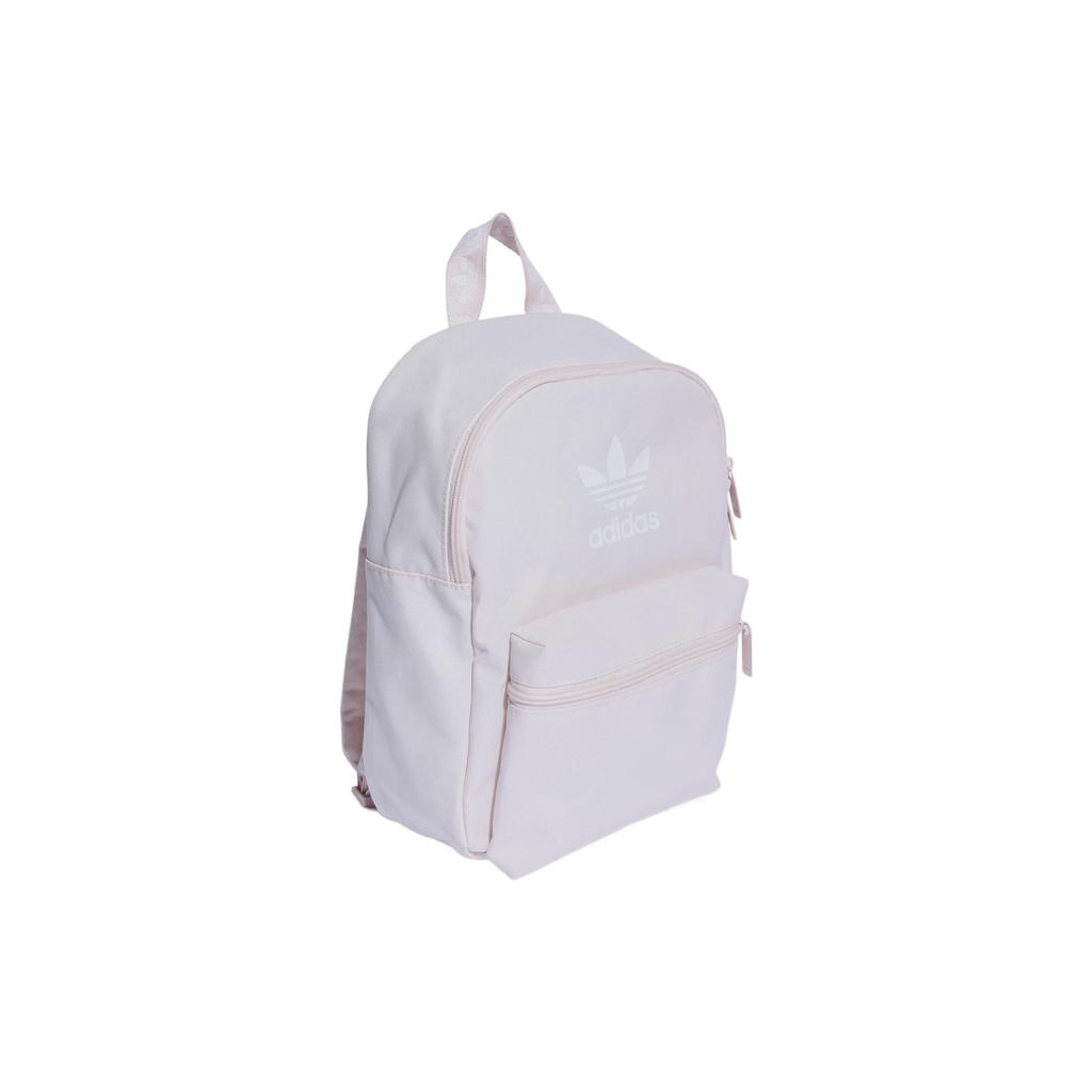 Adidas Originals Trefoil Logo Print New Sports Polyester Backpack Unisex Backpack Light-Pink IC8537