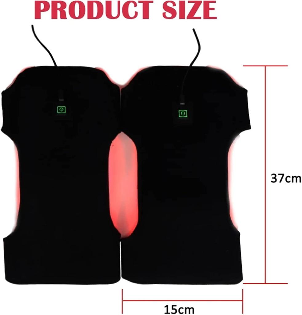 Kne smerte terapi enhet Led rødt lys terapi for kne Bærbare Kne Albuebeskyttere Hjemmebruk Wrap Healing Kne Oppvarming Legg