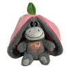 Breathing Donkey Plush Toy Wear Resist Sleep Companion Strawberry Donkey Breathing Stuffed Animal for Kids Birthday Gift