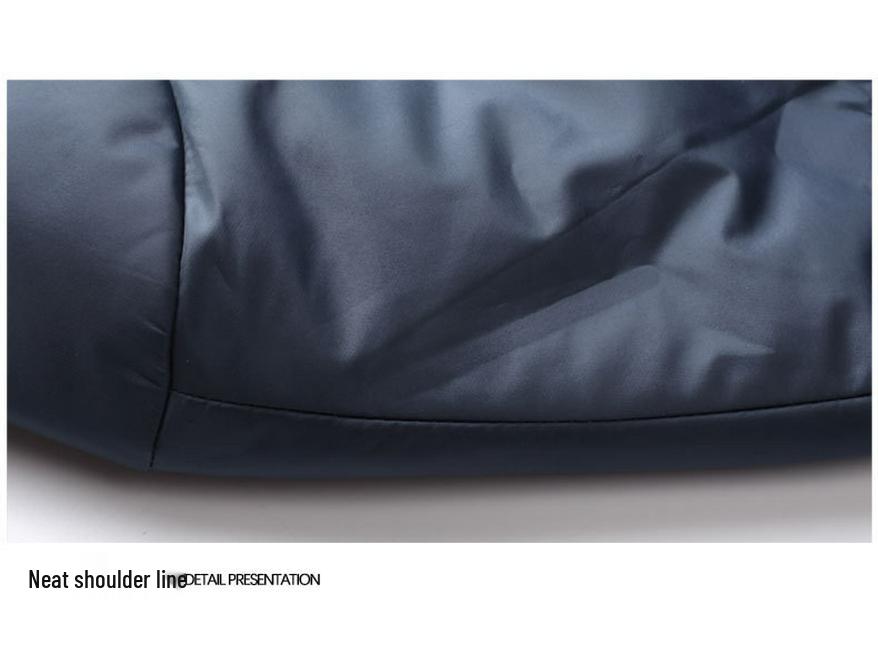 Herren Kurze Daunenjacke: Leichter, warmer, lässiger Wintermantel mit Stehkragen