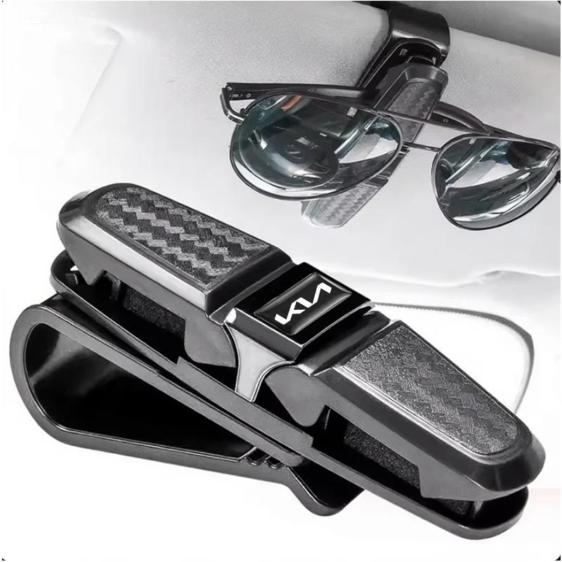 Car Visor Glasses Holder Card Ticket Sunglasses Holder for Kia Sportage Ceed Picanto Rio ProCeed Niro 5 3 4 K7 K5 K8 K3 Ray K9 lfgv60