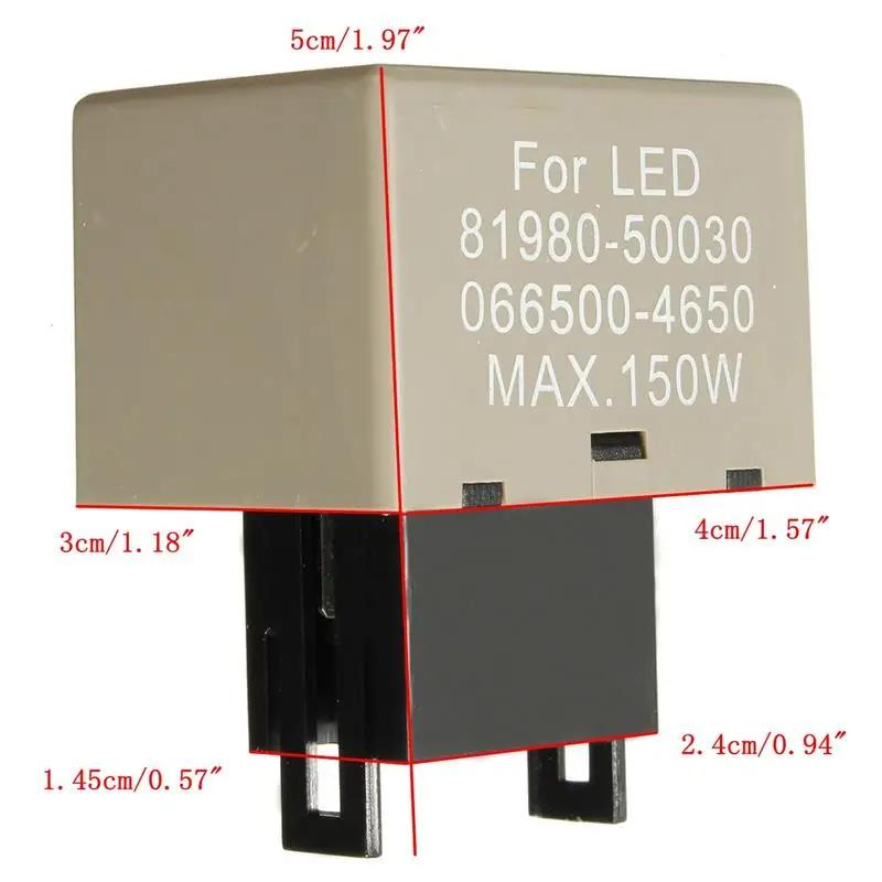 1 Piece 8-Pin Electronic Flasher Relay for Toyota/Lexus LED Bulb 81980-50030 066500-4650 Flasher Relay for Lexus