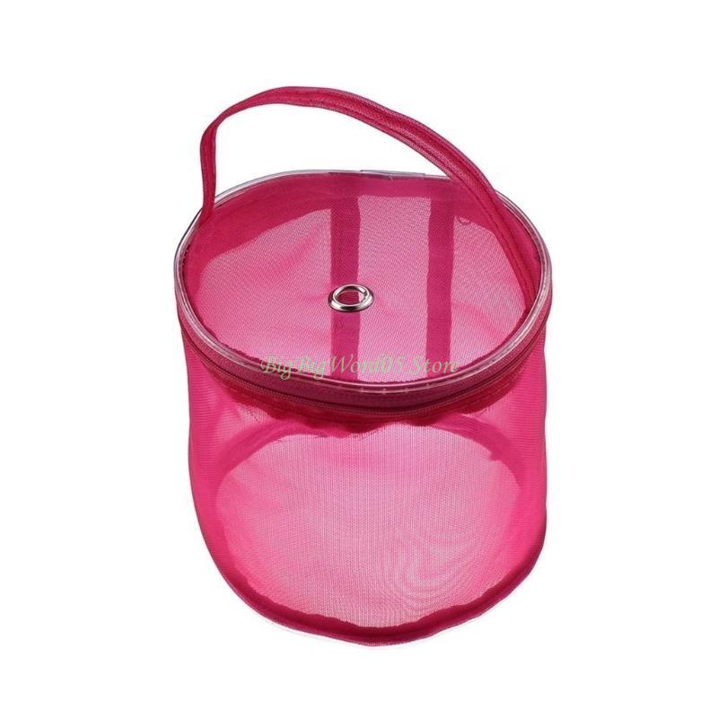 24TE Empty Mesh Yarn Bag Portable Knitting Yarn Balls Baskets Crochet Thread Sewing Accessories Storage Tote Bags