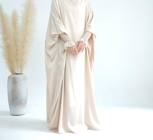 Loriya Solid Color Big Swing Robe Dress 2023 - LR609, Dubai, Turkey