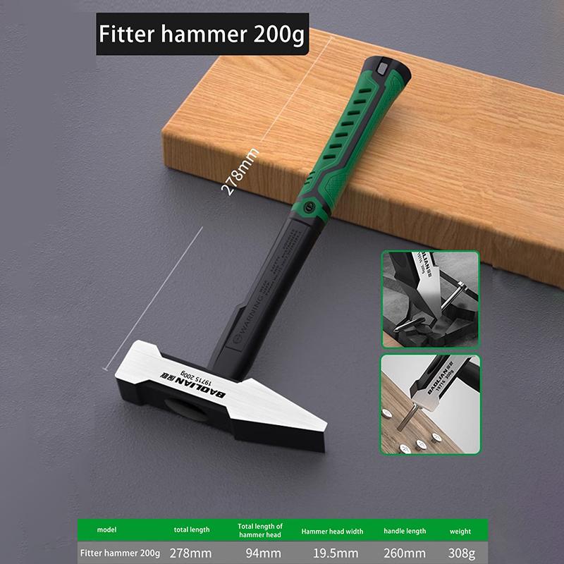 Hardware Tools, Building Decoration, Flat Head Hammer 200/300G, Plastic Coated Duckbill Hammer, Hammer Head 500G, Fitter Hammer