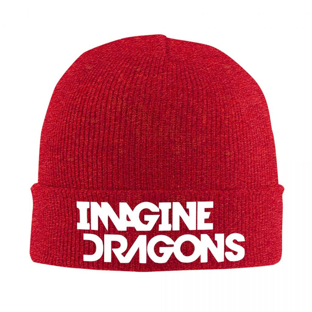 Imagine Dragons Warm Knitted Cap Fashion Bonnet Hat Autumn Winter Outdoor Beanies Hats for Unisex Women Adult