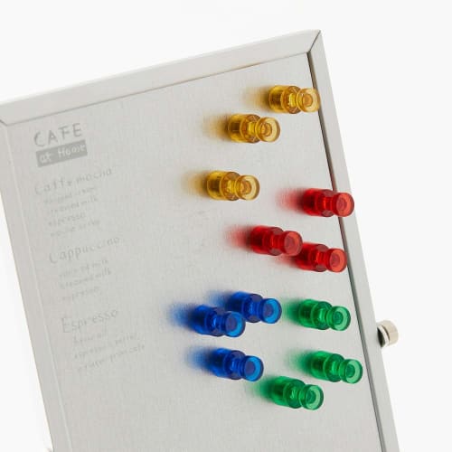 TRUSCO Color Magnetic Pin Red 10 Pieces TMPC10-R