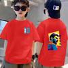 Sommer Kinder T-Shirt Kurzarm Messi Doppelseitiger Druck Lässig Mode Sport T-Shirt Top Kind Y2k Junge Mädchen Kleidung