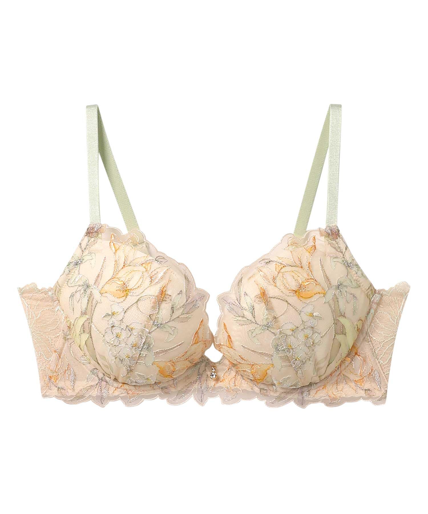 

Бюстгальтер создает гламурный и насыщенный Пуш-ап до G Glamour Rich Легкий тип с Чистый Большой размер Бюстгальтер BYJ685 ИЛИ D75 [Amphi/Wacoal] декольте. чашка.