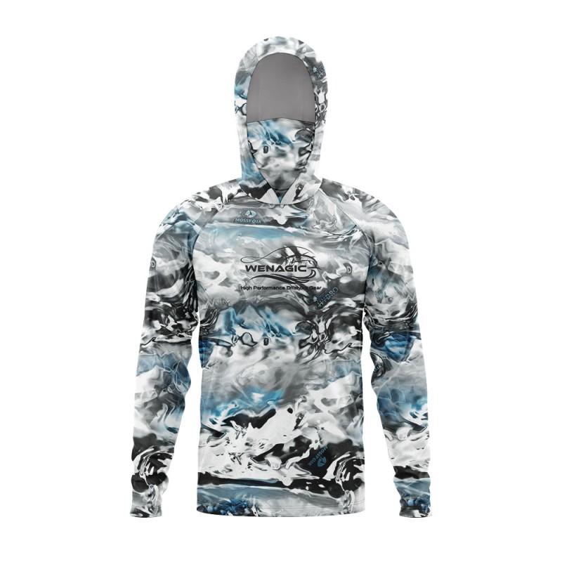 UPF 50 Quick-Dry Fishing Shirt Men Women Lightweight Breathable Hooded Long Sleeve Outdoor Angling Apparel