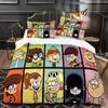 The Loud House Duvet Cover Pillowcase Lincoln Bedding Set Adult Boy Girl Bedroom Decoration Children Single Double Large Size