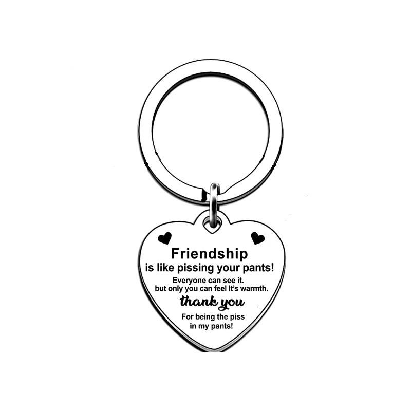 

Stainless Steel Versatile Heart Shaped Keychain For Gifting At Celebration Any ML0599