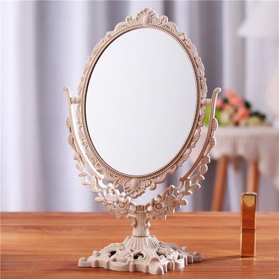 European Style Desktop Makeup Mirror Double Sided Beauty Vanity Mirror Household Vanity Mirror