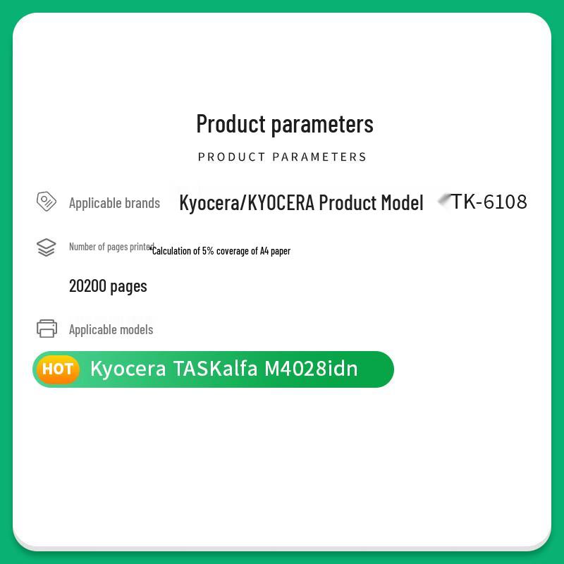 Compatible Toner Cartridge for Kyocera TASKalfa M4028idn
