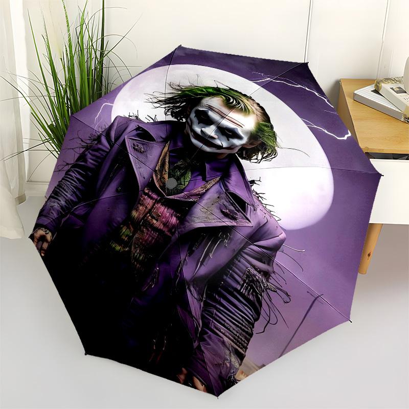 

1pc Joker Moonlit Night Umbrella with Plastic Handle,Cartoon Pattern,Suitable for All Seasons Multi-functional Umbrella318