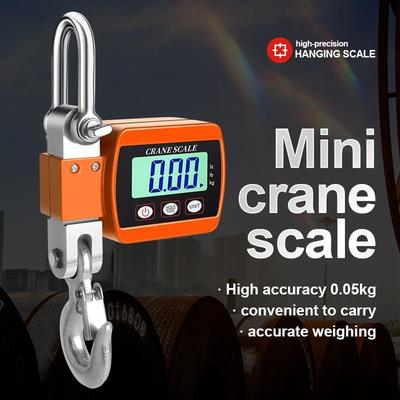 LCD Portable Mini Crane Scale Industrial Heavy Duty Weight Electronic Hook-Hanging Scale Digital Scale