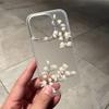 Flowers Leaf Print Phone Case For iPhone 17 16 Pro Max 15 14 13 12 11 Pro 16E XS X XR 7 8 Plus 12 13 Mini Shockproof Clear Cover