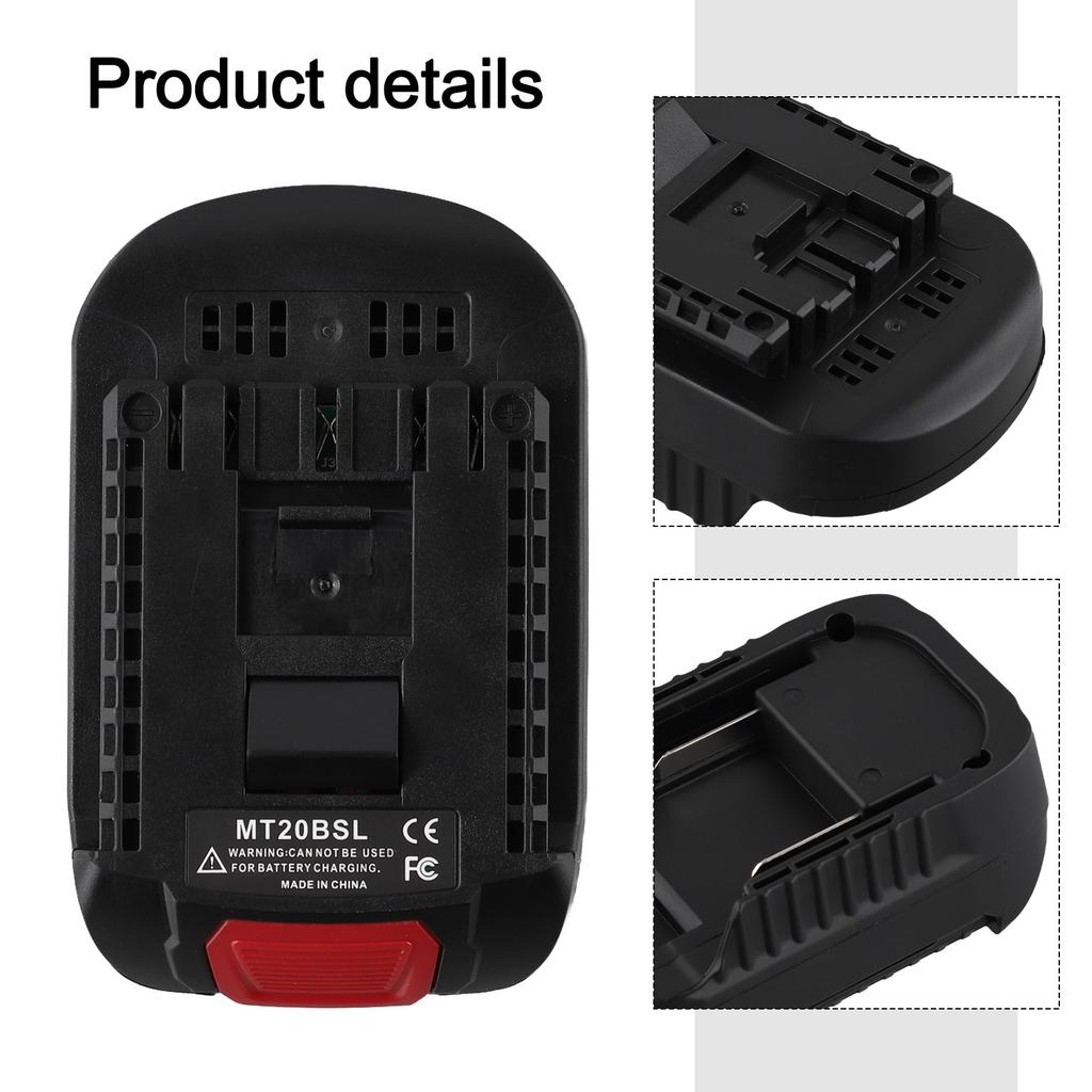 Toolbox Organization 11*10.5*9cm Battery Converter Power Tool Converter Lithium Battery Adapter Broad Battery Support