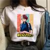 Manga Cute My Hero Academia Anime T Shirt Women Boku No Hero Academia T-shirt Bakugou Himiko Toga Tees Anime Deku Tshirt