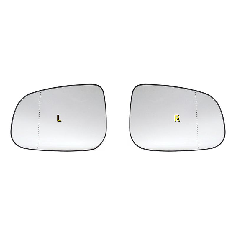 Car Left/Right Side Heated Mirror Glass for Volvo S80 S60 V40 Jaguar XEXFXJ Mirror Rearview Mirror Reflector Surface Glass