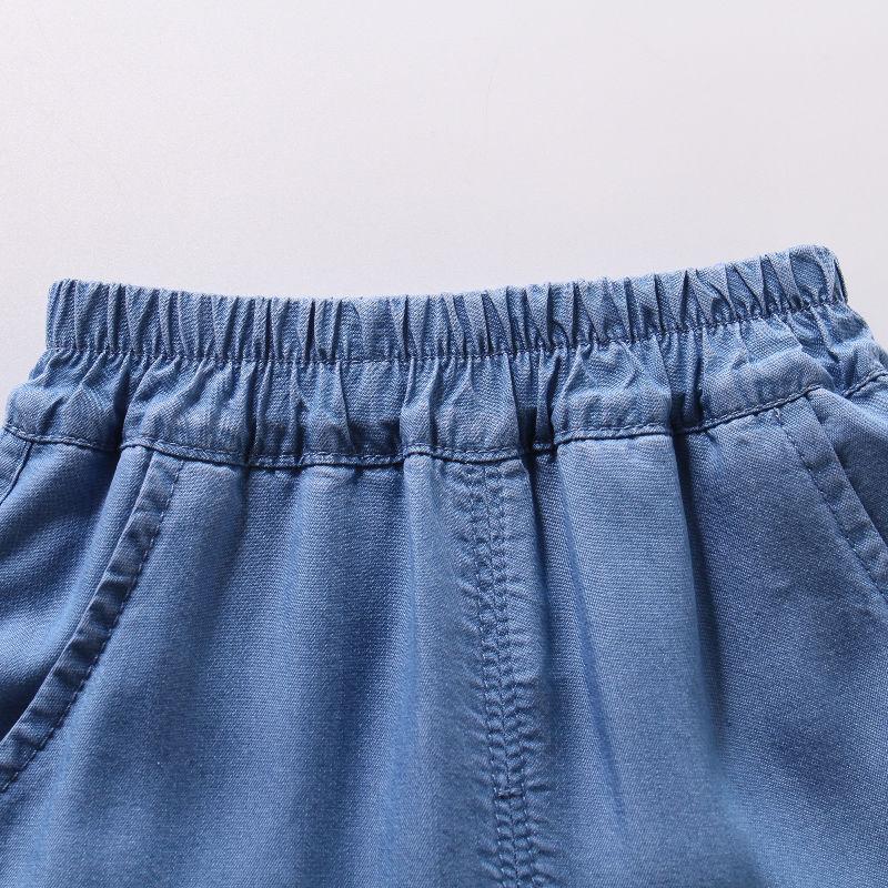 Girls' Mosquito Repellent Pants Summer Thin Style Children's Breathable Jeans Casual Pants Baby Girl Wide Leg Pants