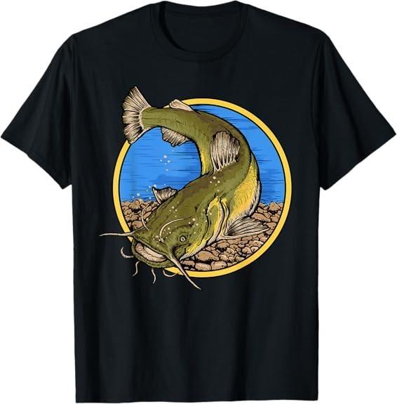 MOST POPULAR! Flathead Catfish Fishing Design Best Gift Idea Tee T-Shirt S-3XL XXL