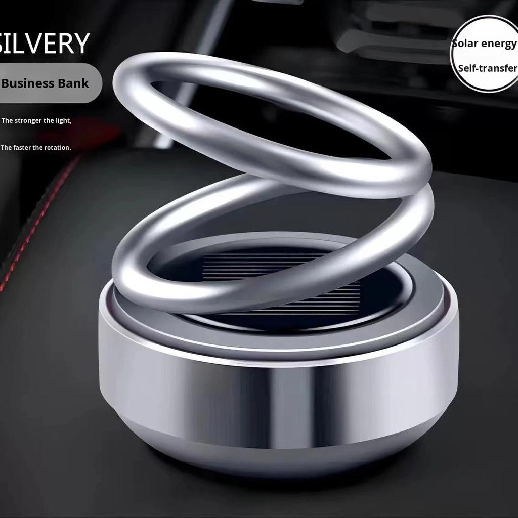 2026 Tendência Anel Duplo Perfume Solar Suspenso Aromaterapia para Carro Ornamentos Criativos Nova Chegada Presentes Inovadores Do Fornecedor