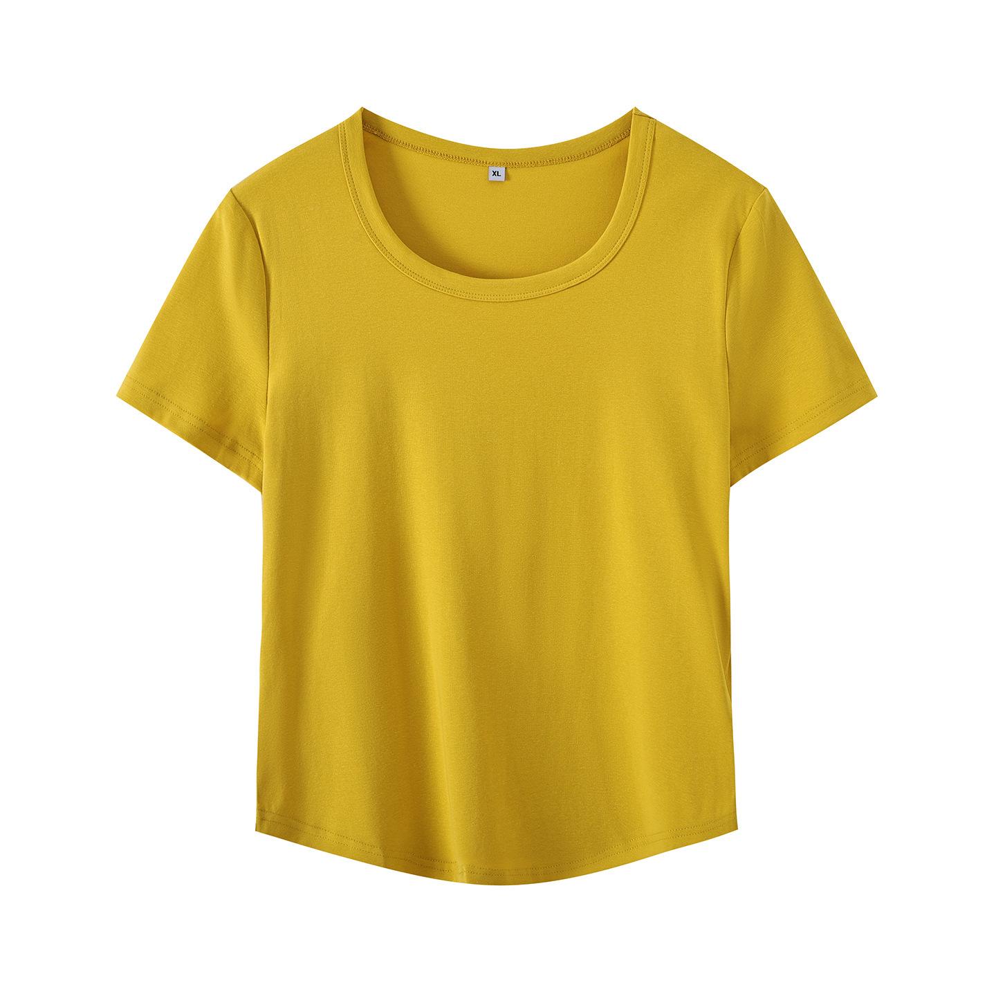 

2026 Spring New Style Plus Size Short-Sleeve T-shirt - Versatile Inner/Outer Wear 144155 2XL (151-170 lbs)
