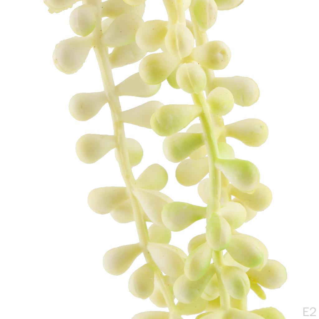 Artificial Plants, Simulate Plants Hanging Lover Tears with 3 Branch Strings (16)