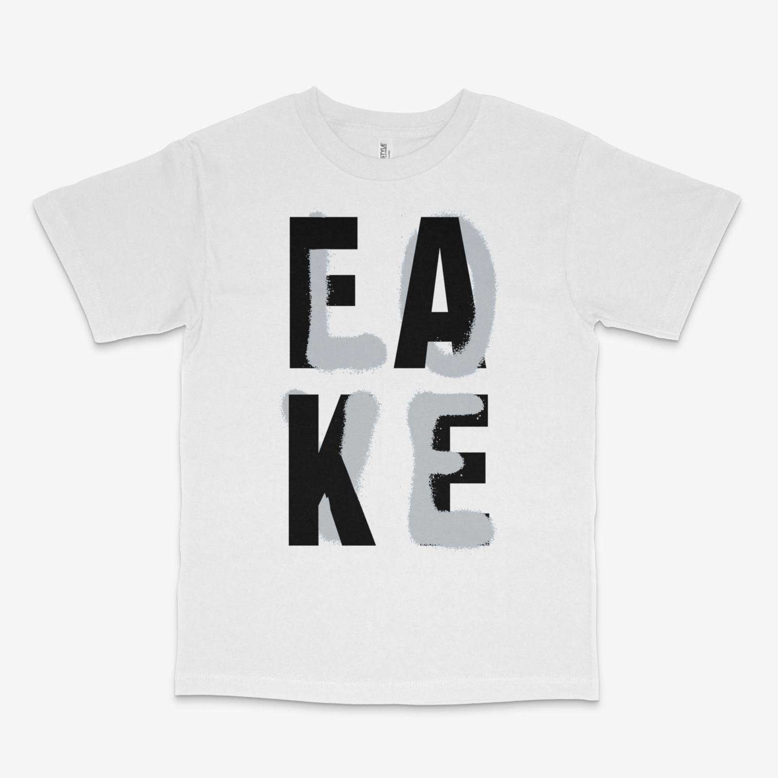 Fake Love Fear 4s White Tee S разноцветный