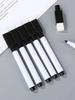 25/50Pcs Black Dry Erase Markers With Eraser Cap-Miniwhite Board Marker For Office School Supplies-Vastea