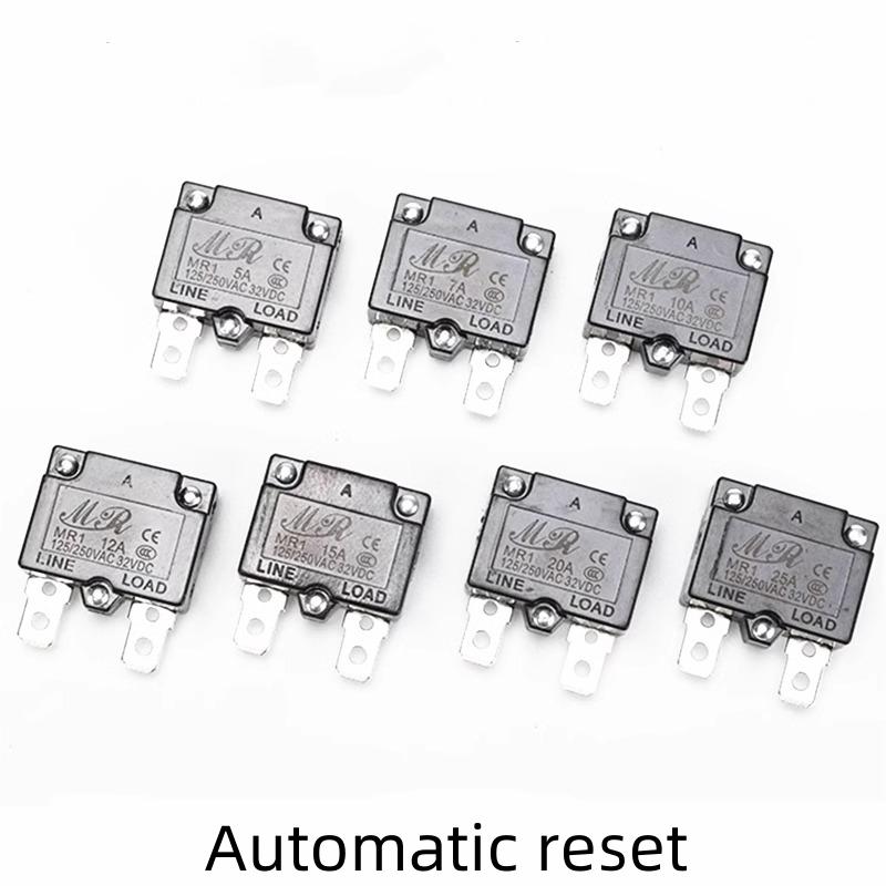 Overload overcurrent protector Switch reset equipment Circuit breaker Water pump Air pressure charging car washing machine