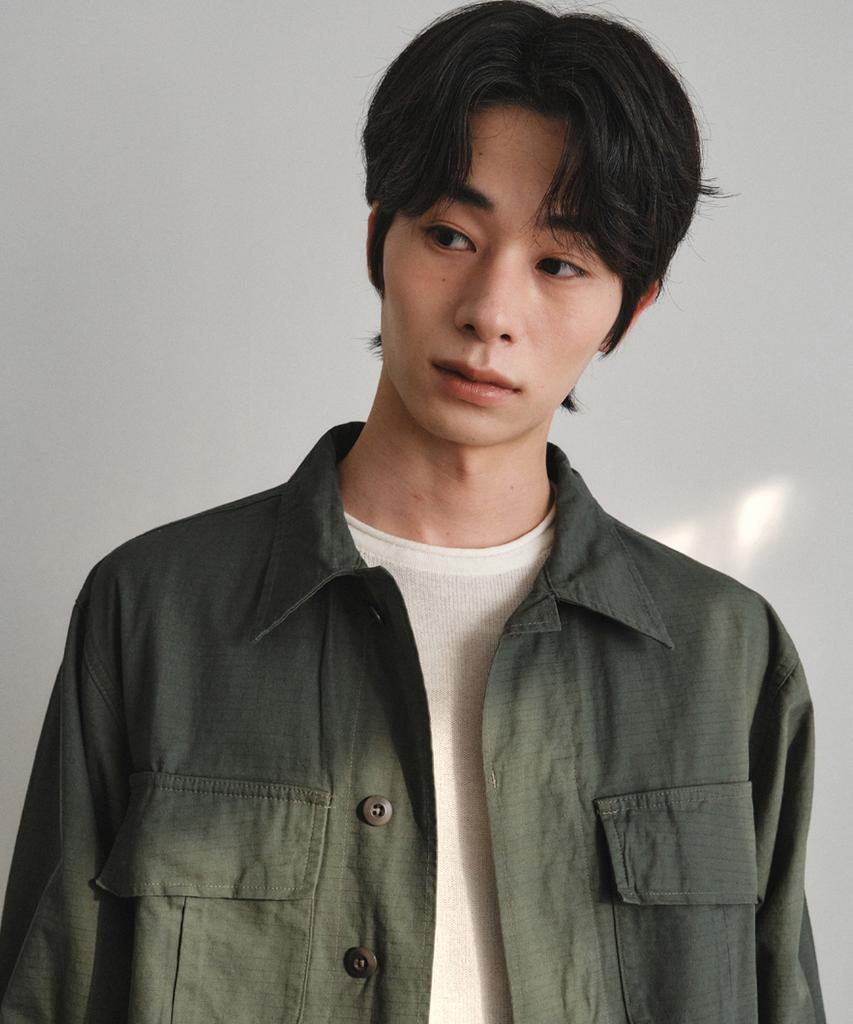 Wednesday Oasis French Work Safari Jacket_Khaki(Wc25-Sh02)