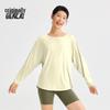 BENLAI Women's Wool Blend Crew Neck Long Sleeve T-Shirt