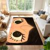 Whimsical Eyes With Glasses Non-Slip Home Carpet Design for Office Decor Living Room Gift