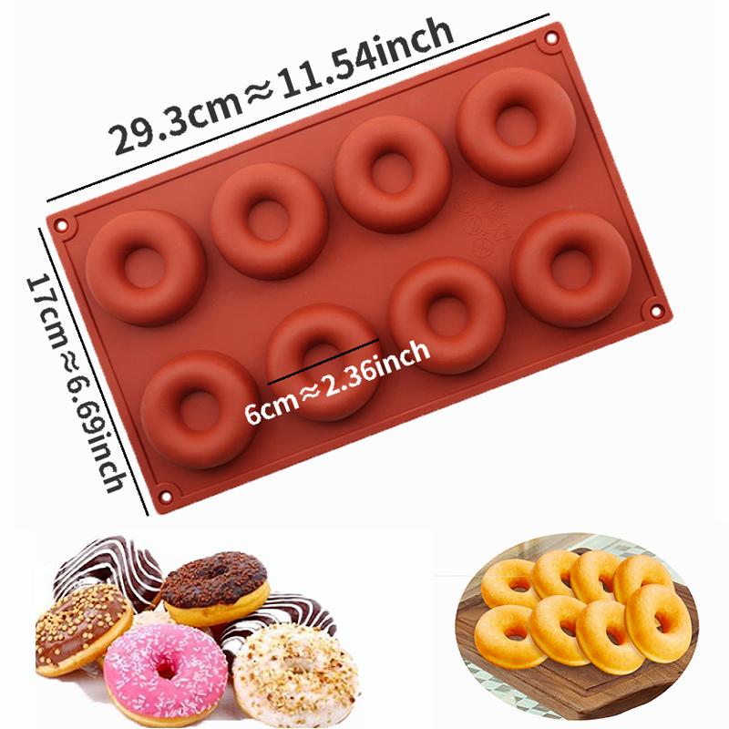 Round Mini Muffin Silicone Mold DIY Cupcake Cookies Fondant Baking Pan Non-Stick Pudding Steamed Cake Tool Pastry Donut Mold