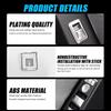Car Window Glass Lift Button Sticker Switch Panel Styling for Mercedes Benz A B C Class W204 W212 GLA GLK CLA GL ML GLE