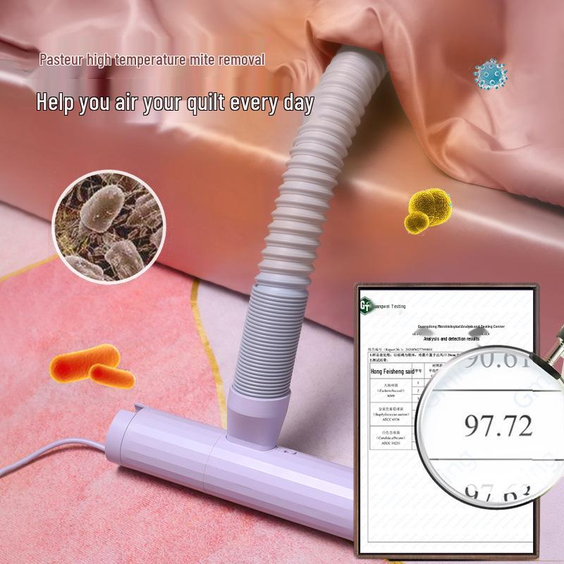 Portable Foldable Dryer: Compact Mite Removal and Warming Machine for Clothes, Shoes, Quilts, and Travel.