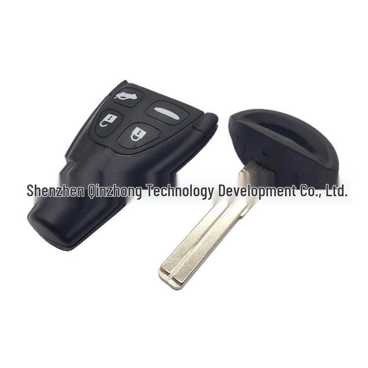 Saab 4-Button Smart Key Shell - Blank Key Compatible