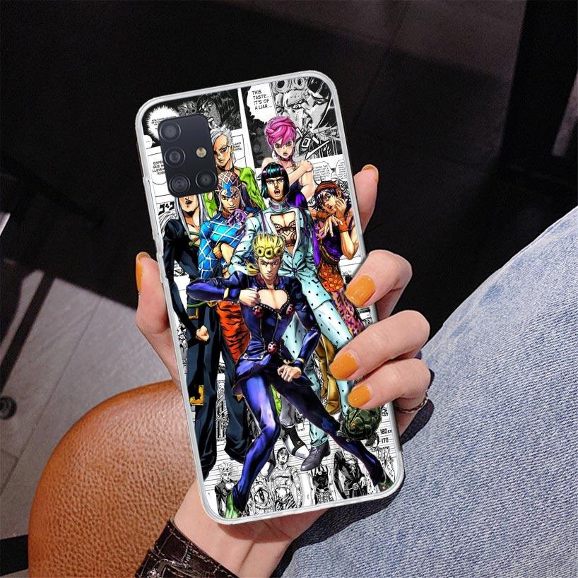 JoJo's Bizarre Adventure Golden Wind Phone Case For Samsung Galaxy A52 A32 A22 A12 A51 A31 A50S A30S A20S A10S Note 20 Ultra 10